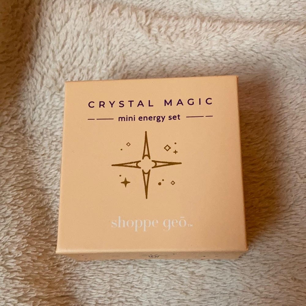 Shoppe Geo Crystal Magic mini energy set Joy + Bliss